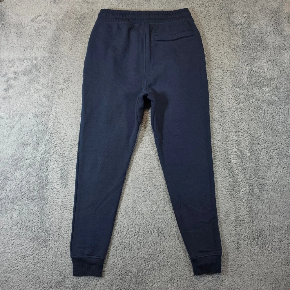 Gymshark Crest Jogger Mens Small Navy Blue Slim Fit Fleece Sweatpants Gym NWT